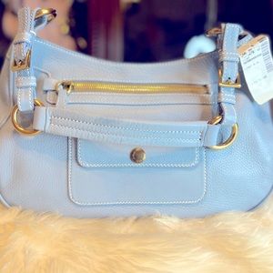 PRADA-  Vit. Daino Insid leather shoulder bag